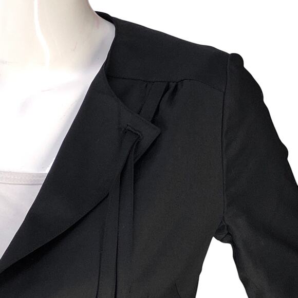 Jelly Garcia Womens Size XS Blazer Jacket One Button Partial Lining Lapel Straps - Picture 4 of 16